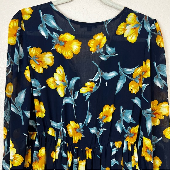 Fashion Nova M Maxi Dress Floral Wrapped Flowy - Picture 11 of 14